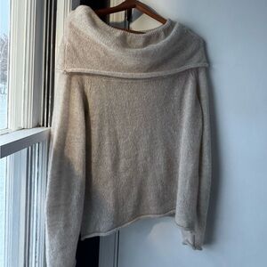 Promesa Cream Off-Shoulder Sweater